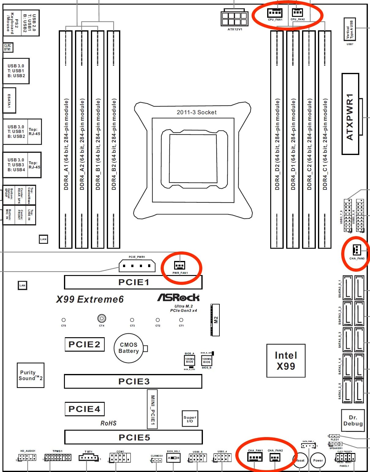 X99 qd4 подключение передней панели Обзор и тестирование материнской платы ASRock X99 Extreme6