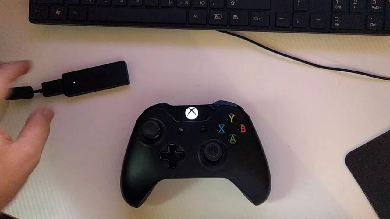 Xbox controller как подключить к пк Беспроводное подключение геймпада Xbox One к ПК - YouTube