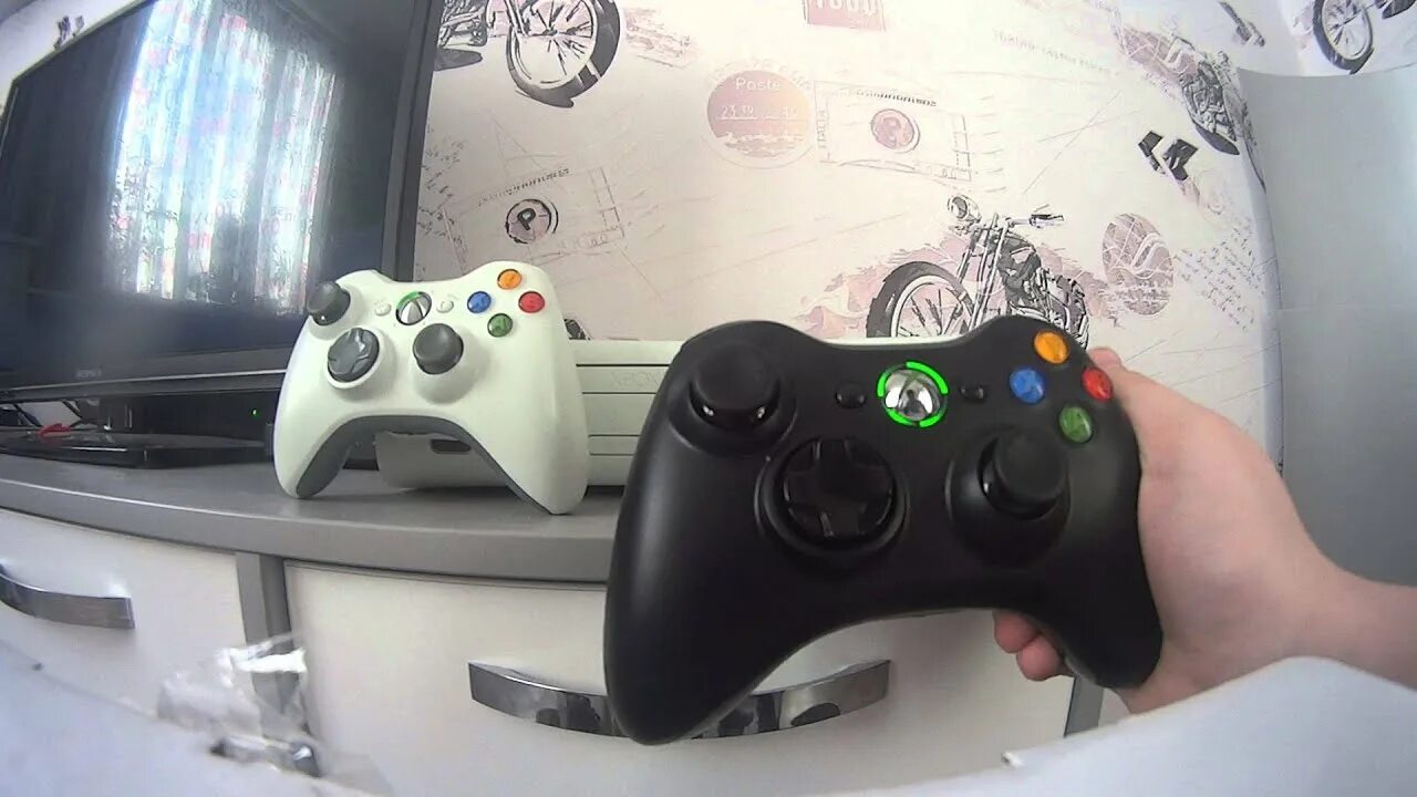 Xbox gamepad как подключить к пк Как подключить беспроводной геймпад к Xbox 360 - YouTube