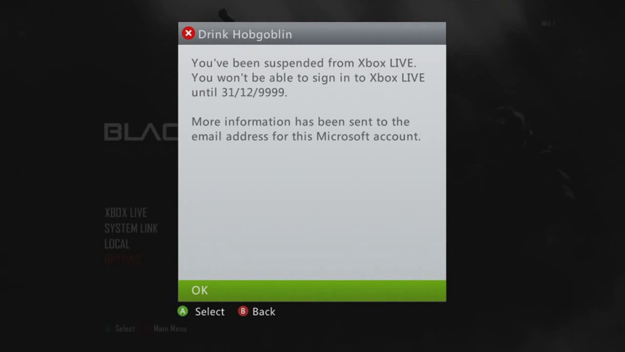Xbox ошибка подключения к сети General Minus - THEY BANNED ME FROM XBOX LIVE! I'M RUINED!!! (Reupload!) - YouTu