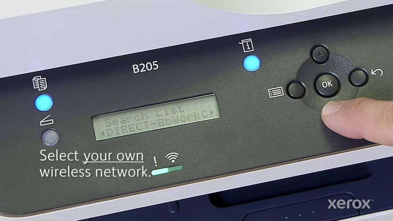 Xerox b215 ошибка сетевого подключения Xerox ® B205 WiFi Setup - YouTube