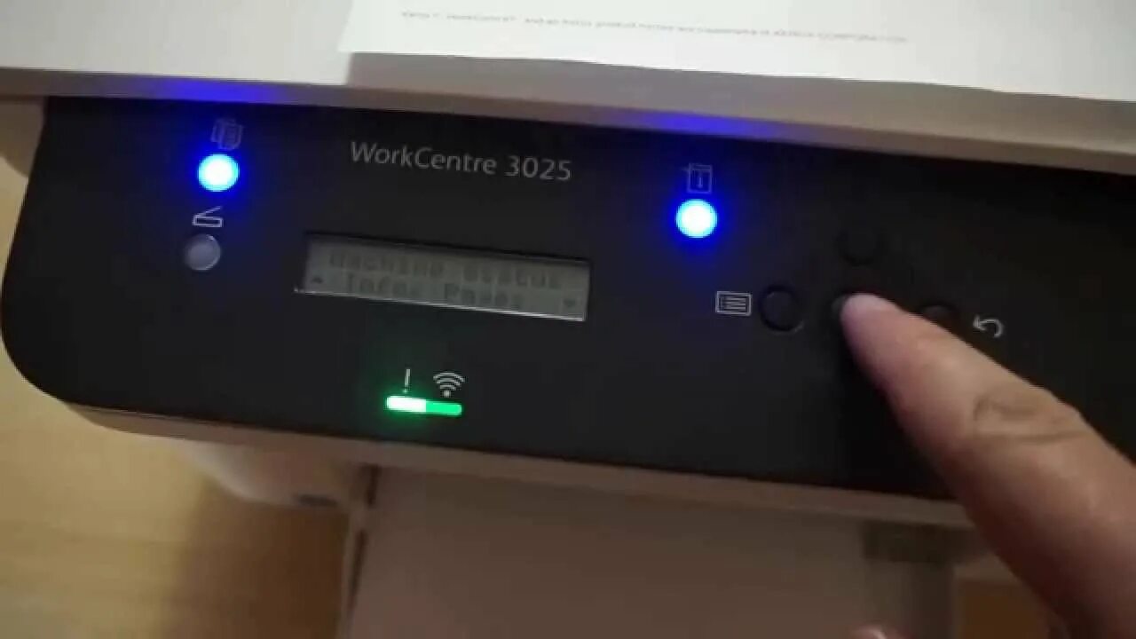 Xerox workcentre 3025 как подключить к роутеру Xerox 3025 Print Configuration Supplies - YouTube