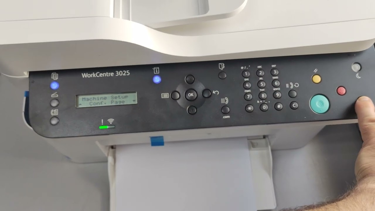 Xerox workcentre 3025 как подключить к роутеру Xerox 3025 isključivanje ispisa info stranice - YouTube