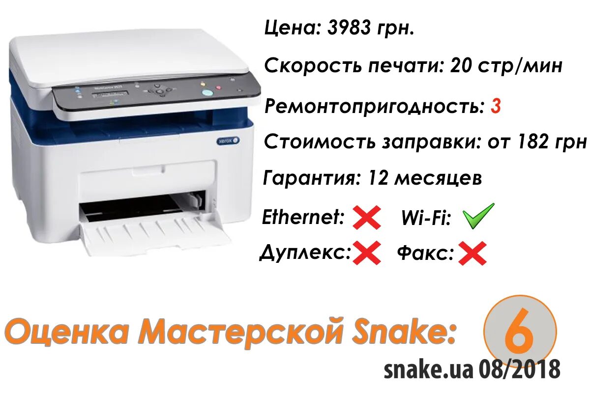 Xerox workcentre 3025 как подключить к роутеру Как выбрать лазерный черно-белый принтер для офиса. Лето-2018.