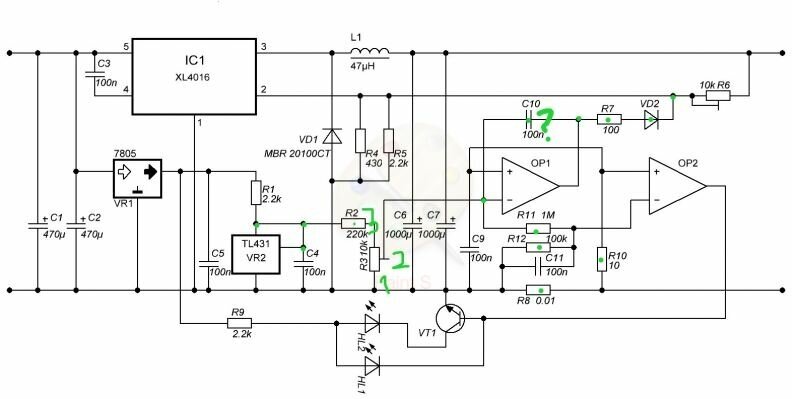 Xh a901 схема принципиальная электрическая Преобразователь напряжения понижающий DC-DC xl4016e1 xh-m404 (регулируемый 1.25-