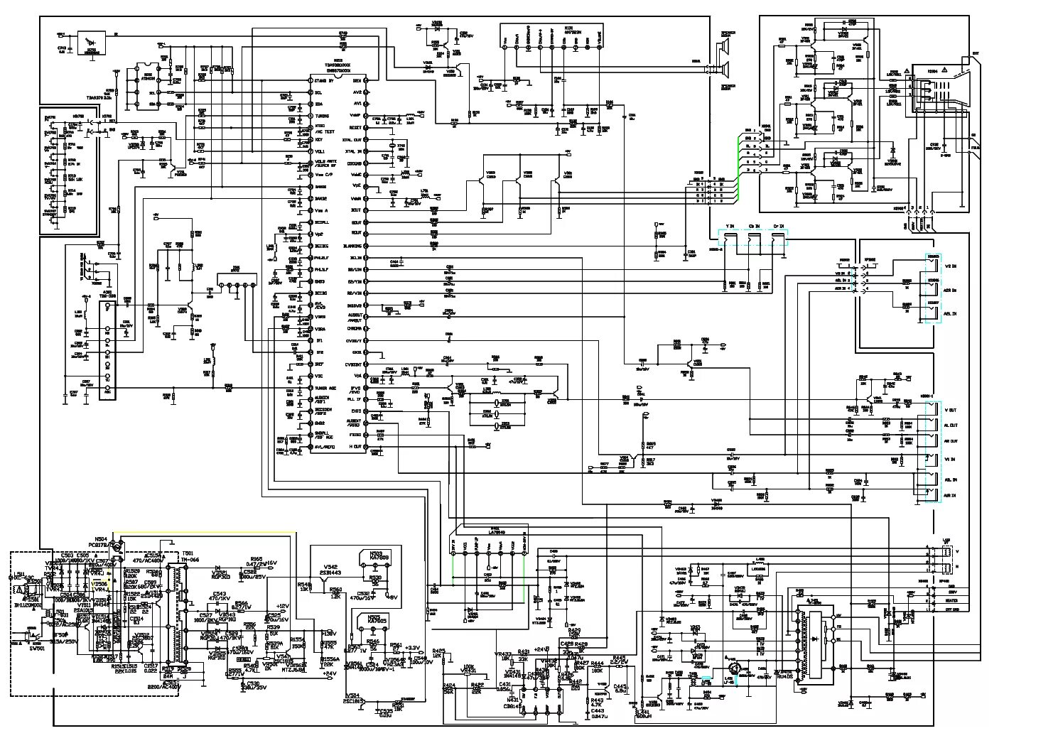 Xh a901 схема принципиальная электрическая SATURN CHASSIS 3Y11-1 SCH Service Manual download, schematics, eeprom, repair in