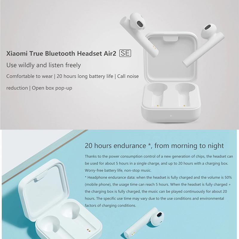 Xiaomi air 2 подключение Купить Беспроводные наушники Xiaomi Air 2 SE Joom