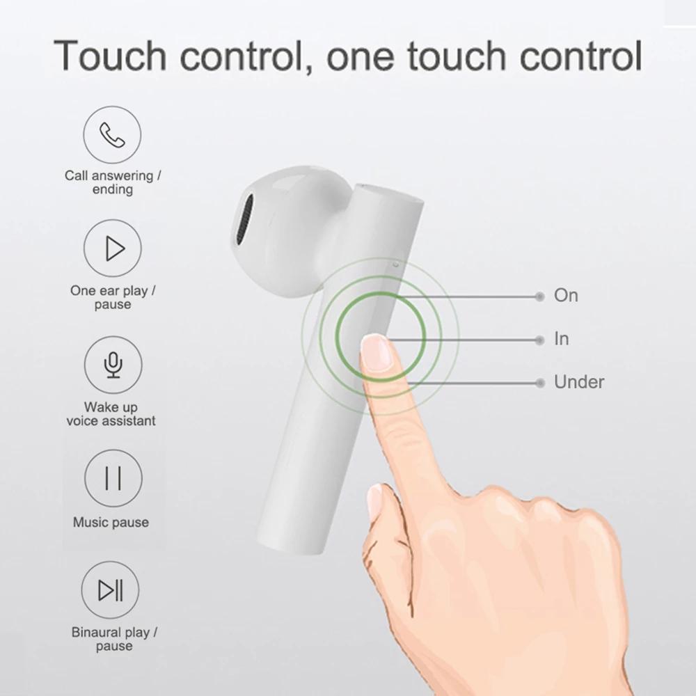 Xiaomi беспроводные наушники pro как подключить Xiaomi Air 2 SE TWS Беспроводной Bluetooth 5.0 Наушники AirDots 2SE Mi True Redm