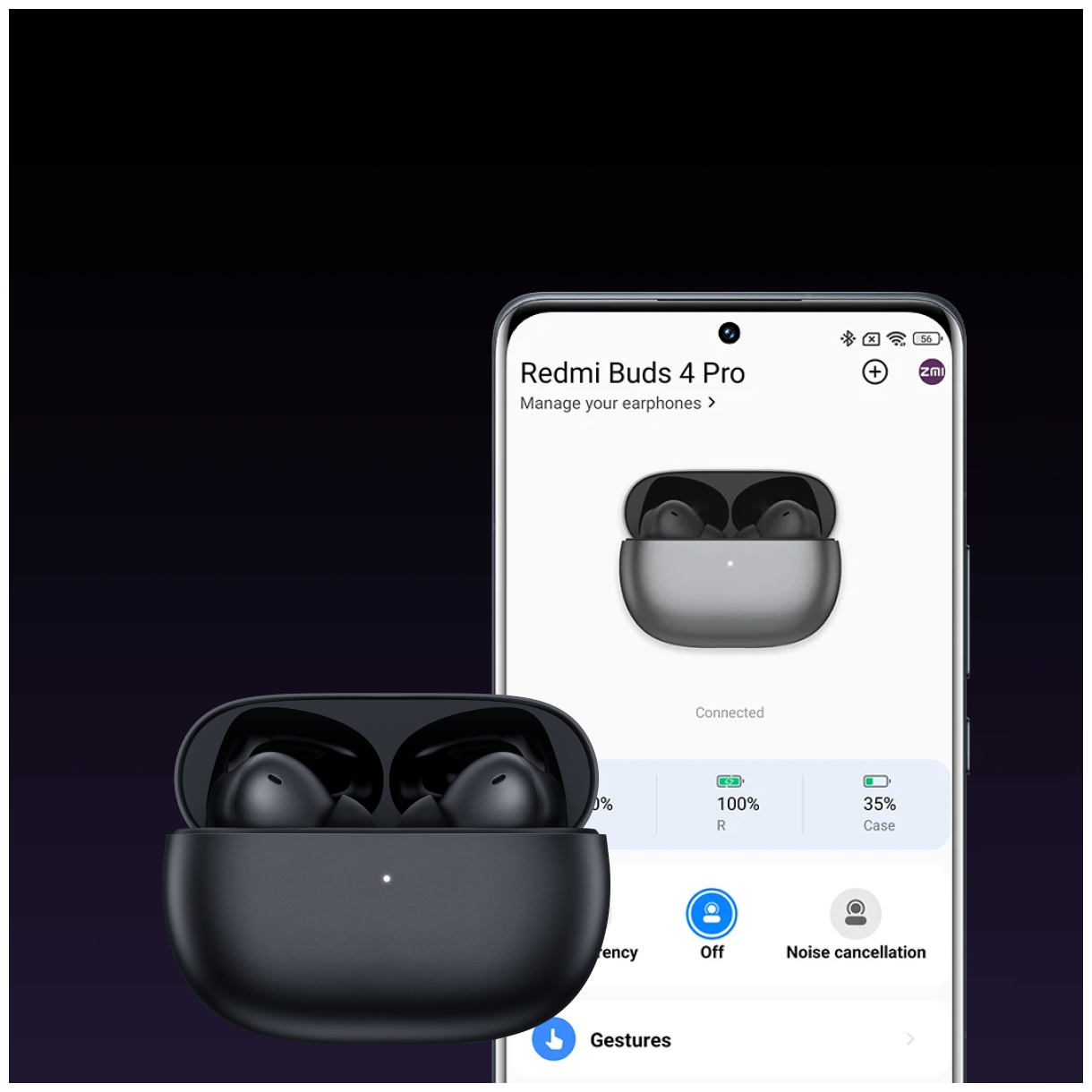 Xiaomi buds 4 pro подключение Беспроводные наушники Xiaomi Redmi Buds 4 Pro - купить в интернет-магазине по ни