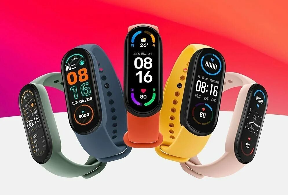 Xiaomi mi band 4 подключение Сменный ремешок на фитнес - трекер Xiaomi Mi Band 5/6 (Желтый) - купить в интерн