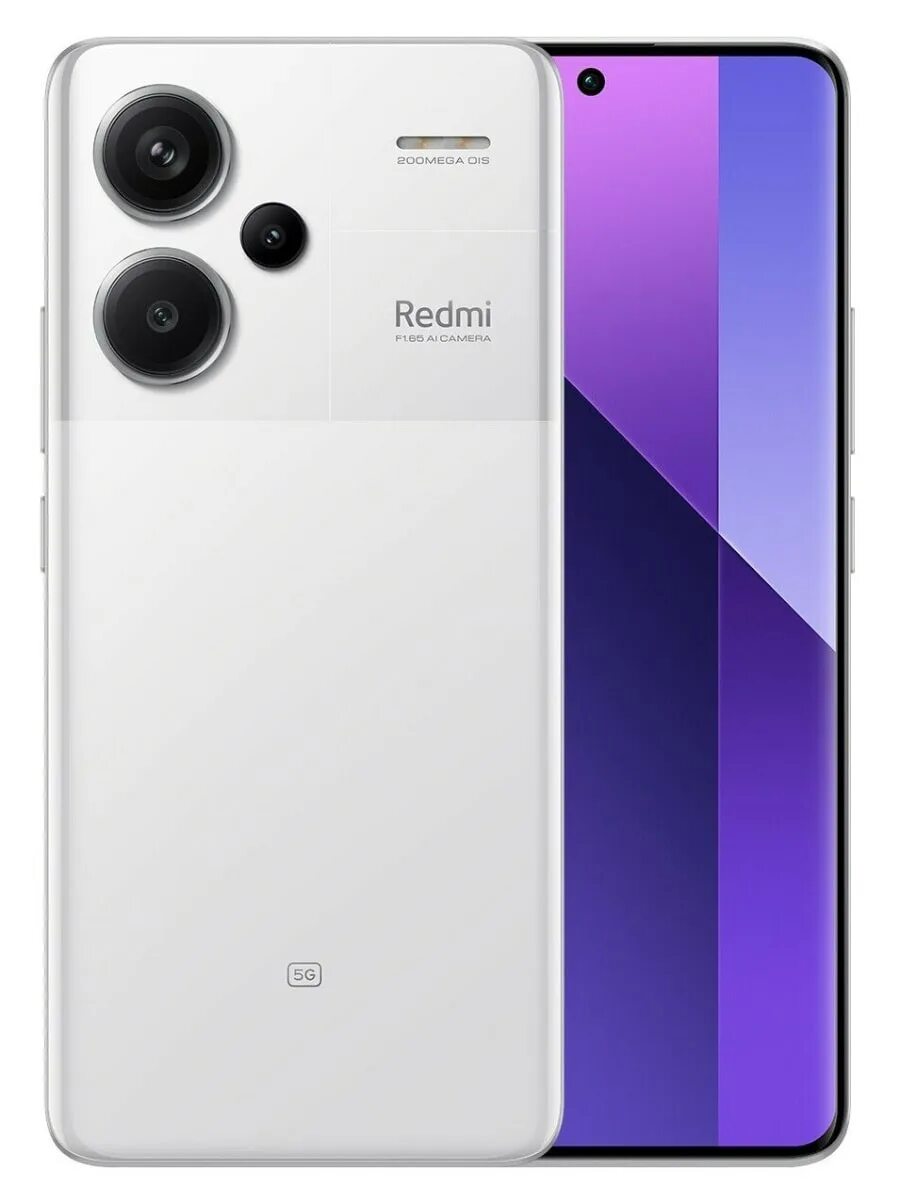 Xiaomi redmi note 13 pro фото Смартфон Xiaomi Redmi Note 13 Pro Plus 5G 8/256Gb Moonlight White купить в Росто