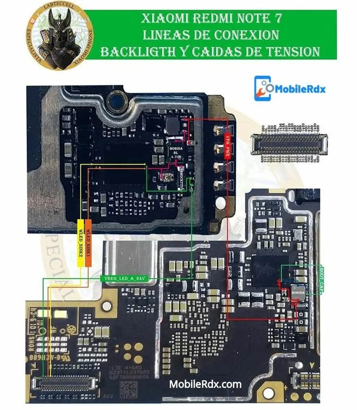 Xiaomi redmi note подключение к компьютеру Redmi Note 7 Backlight Ways LCD Light Jumper Solution Note 7, Smartphone repair,