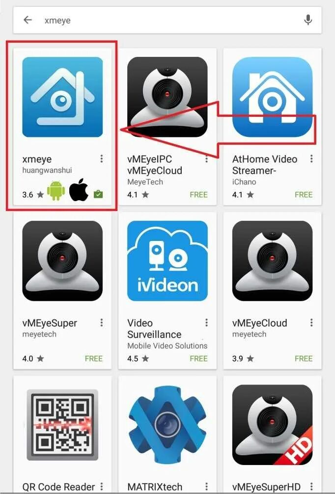 Xmeye как подключить камеру Программа для смартфонов делать