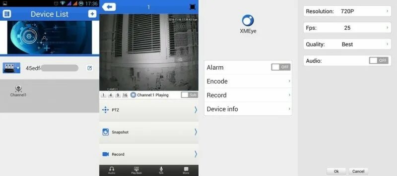 Xmeye ошибка подключения Антивандальная купольная IP HD 720p камера Escam Q645R