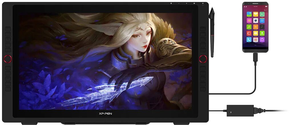 Xp pen как подключить к компьютеру Купить графический планшет XP-Pen Artist 24 Pro 23.8" (Black) в Москве в каталог