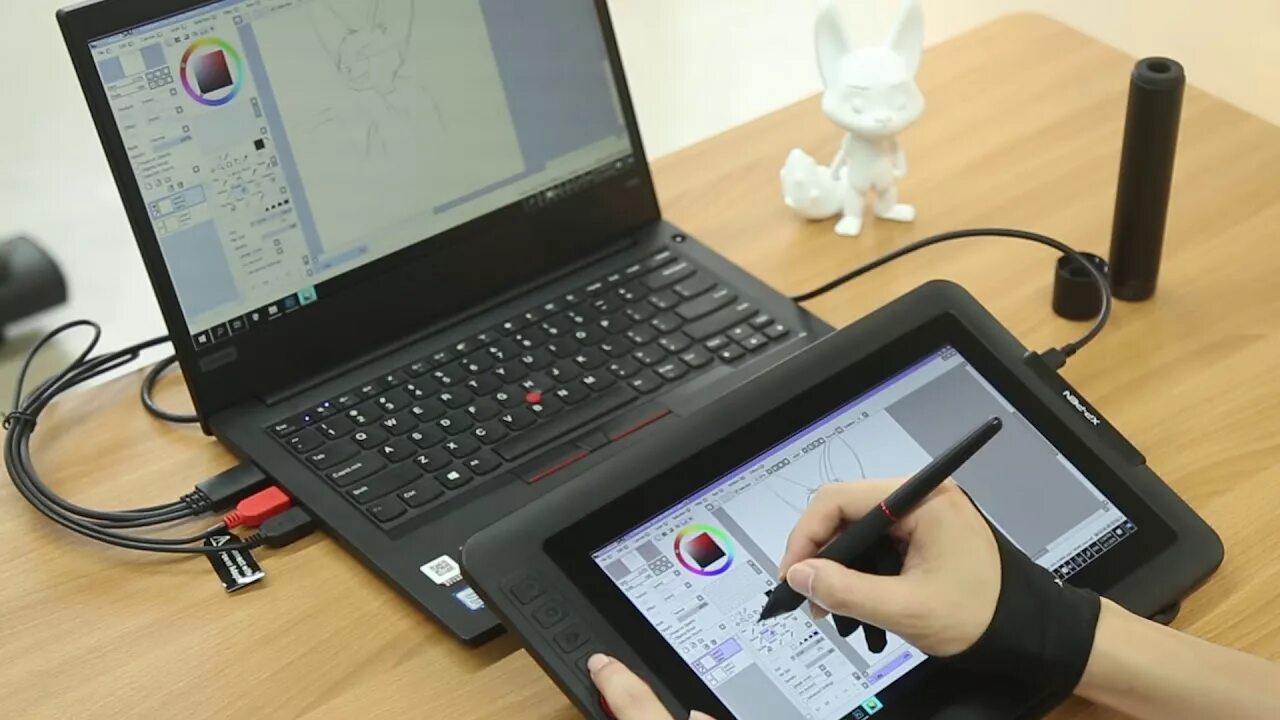 Xp pen как подключить к ноутбуку Connection&Speedpainting:XP-PEN Artist Display 12 Pro - YouTube