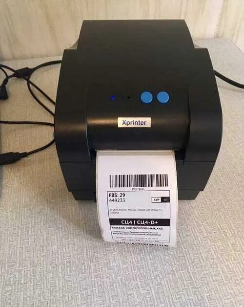 Xprinter 365b как подключить к ноутбуку Принтер для этикеток Xprinter 365b Festima.Ru - частные объявления