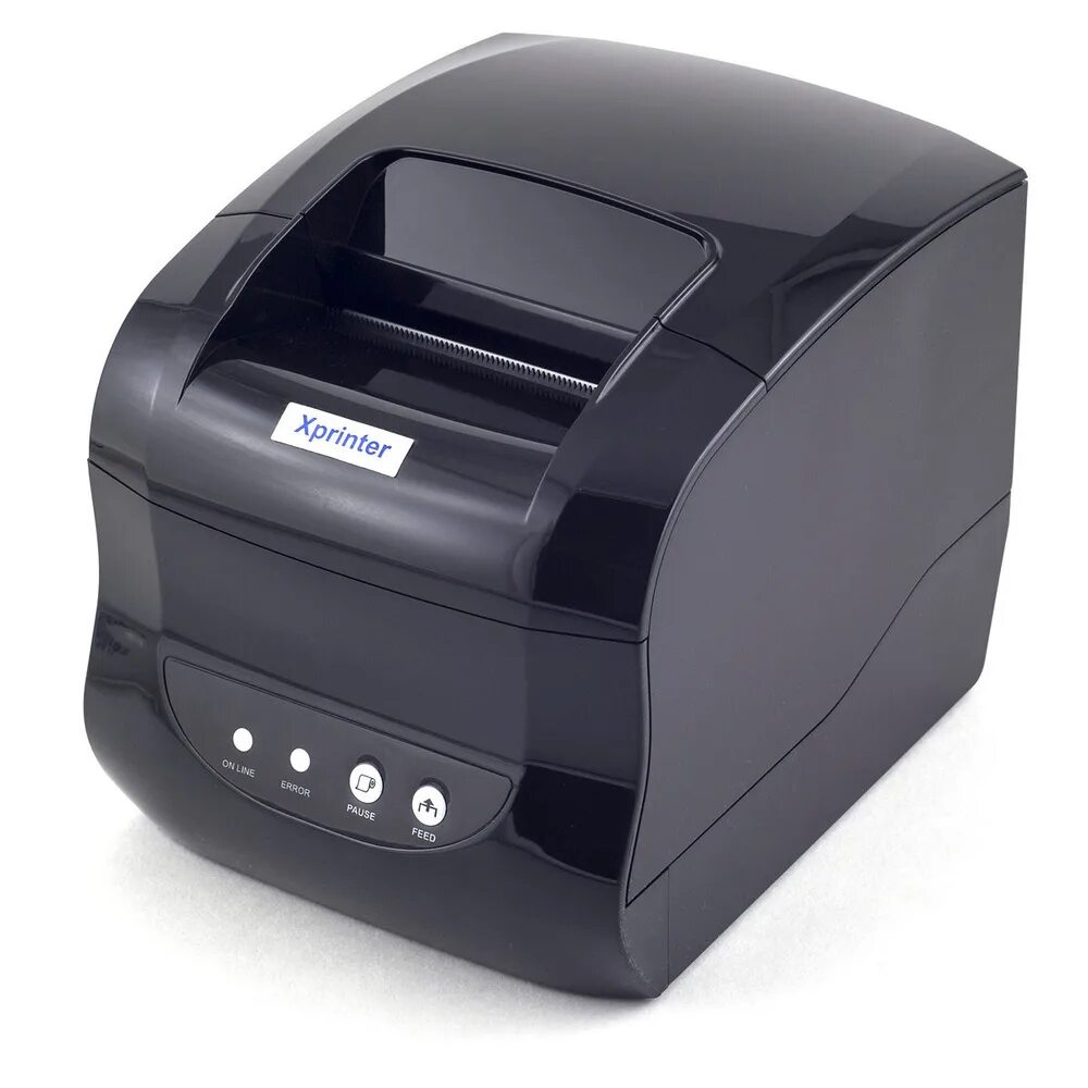 Xprinter xp 365b как подключить к компьютеру Принтер для чеков Xprinter Термопринтер этикеток XP-365B, Монохромный печать, ку
