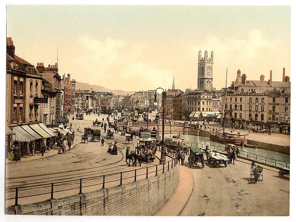 Xx век фото St. Augustine's Bridge, Bristol, England (LOC) St. Augu. Flickr