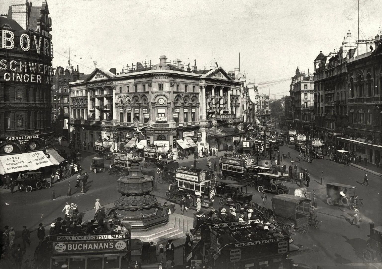 Xx век фото Piccadilly Circus - Charles Ginner London pictures, Piccadilly circus, Camden to