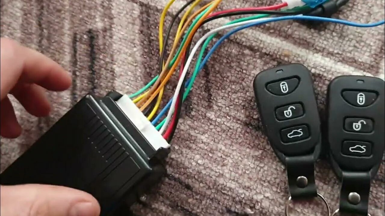 Xy q658 подключение к центральному замку keyless entry xy-q103 (xy-q113-b)автомобиль сигналка центральный замок китайский