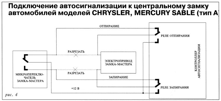 Xy q658 подключение к центральному замку Системы дистанционного управления запиранием/отпиранием замков дверей