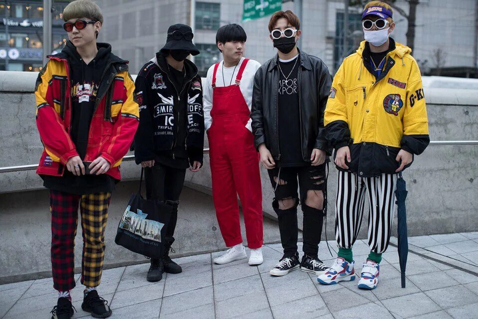 Y2k стиль женский японский Korean Fashion Trends ส ต ร ท แ ฟ ช น, ร น เ ว ย, ภ า พ บ ค ค ล