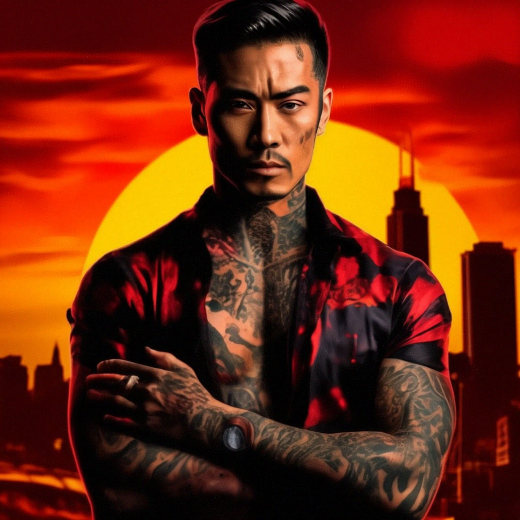 Yakuza mafia ул карла либкнехта 9 фото "@SP Игрок Мафии Якудза красивый ." - image created in Shedevrum