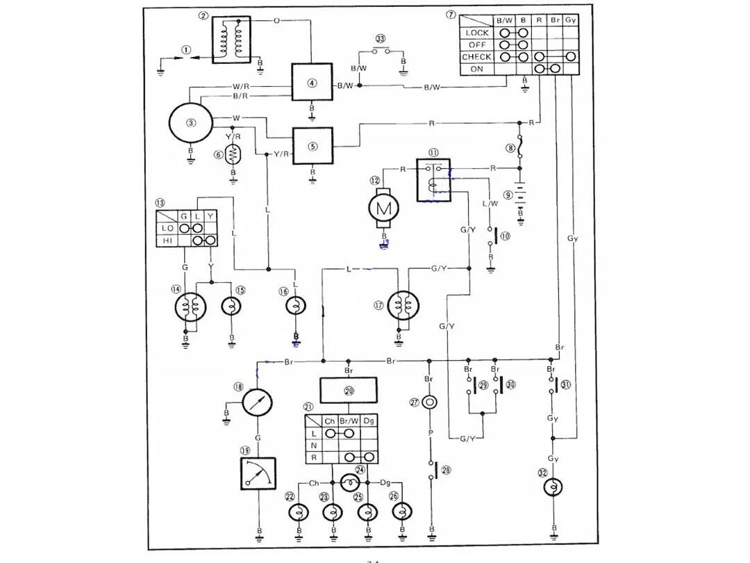Yamaha jog схема проводки Fremme knap amplifikation jog r ledningsdiagram Junior Delvis Mammoth