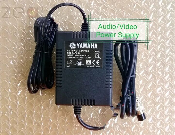 Yamaha power adapter pa 20 распайка ac For Yamaha Mixer Yamaha Pa-10 Pa-20 Pa-30 Power Cord Transformer Adapter Accesso
