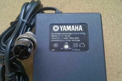 Yamaha power adapter pa 20 распайка ac Yamaha PA-20 Power Adapter MG12 WC704400 (WC70420R купить Аудио и видео техника 