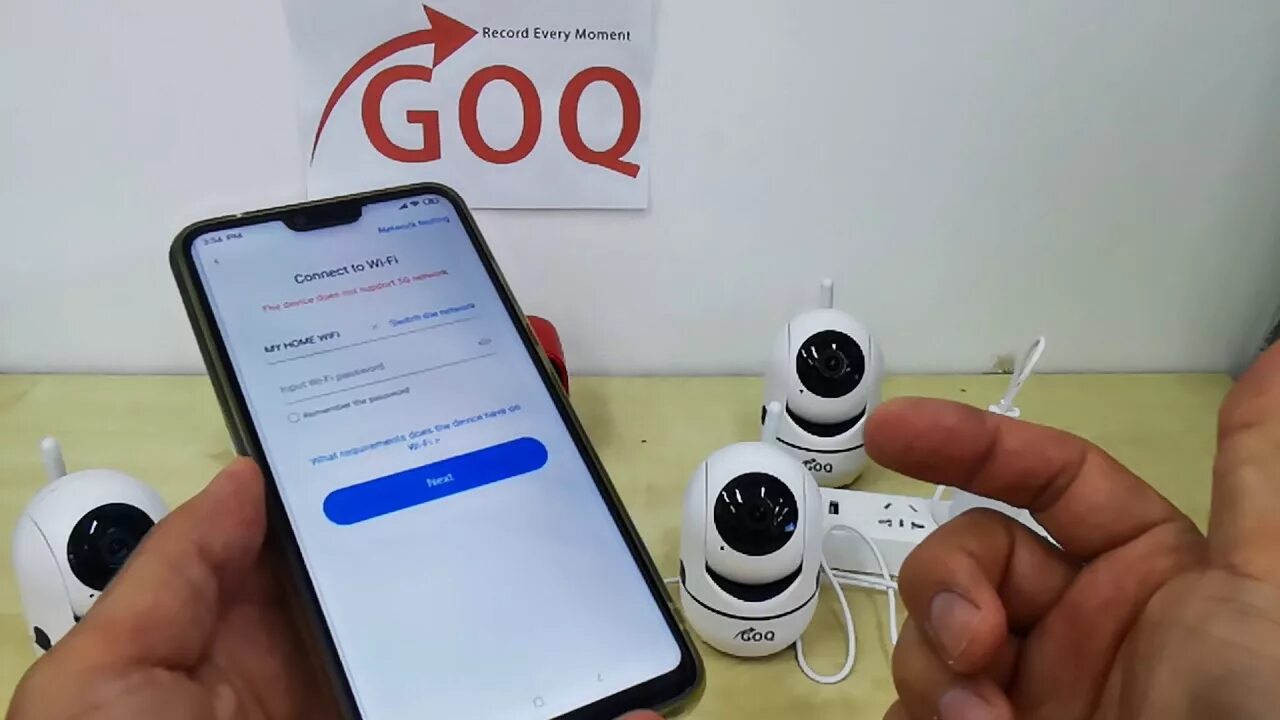Ycc365 plus как подключить к телефону GOQ Y8 CCTV - SETUP WITH YCC365 PLUS by Scanning The QR Code - YouTube