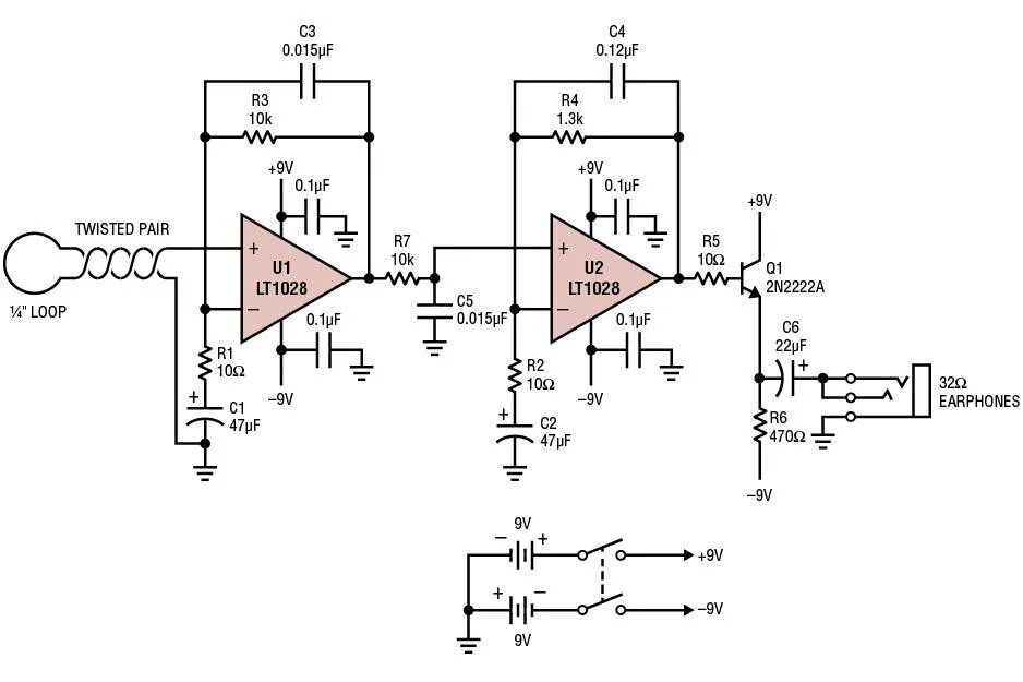 Yd1028 схема усилителя Short circuits finding PA4TIM's opvangtehuis voor buizenbakken