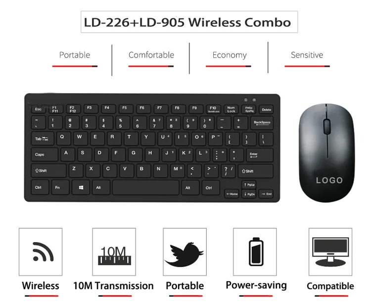 Yelandar клавиатура беспроводная как подключить Multi Media 2.4g Mini Wireless Keyboard Mouse Combo For Desktop Tv Box - Buy Key