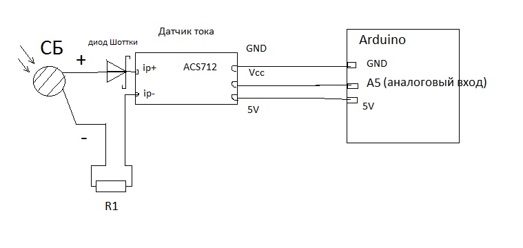 Yf b10 датчик схема подключения непонятки с датчиком тока ACS712 5A Аппаратная платформа Arduino