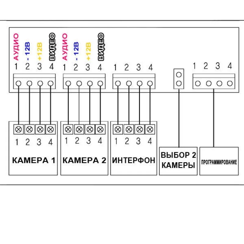 Yh02 a схема подключения проводов Commax CDV-35HM серый монитор видеодомофона быстро