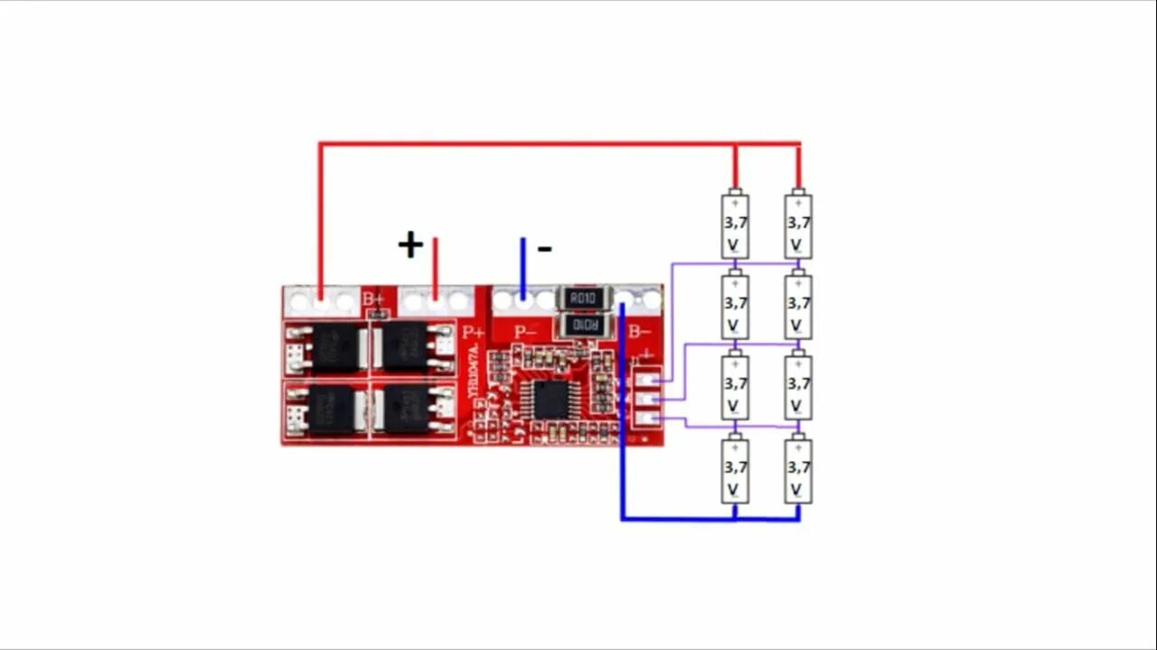 Yh11047a схема подключения на 3 элемента Мощная LI-ION батарея своими руками