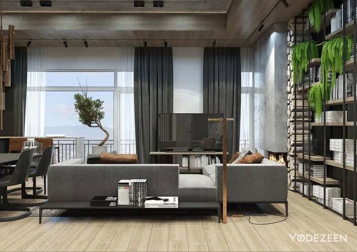 Yodezeen дизайн студия Yodezeen Designs a Modern Residence in Tbilisi, Georgia Interior architecture, C