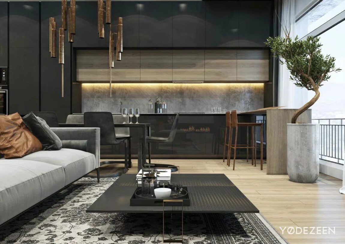 Yodezeen дизайн студия Modern-Residence-to-Hang-Out-in-Tbilisi-15 Architecture d'intérieur, Interieur m