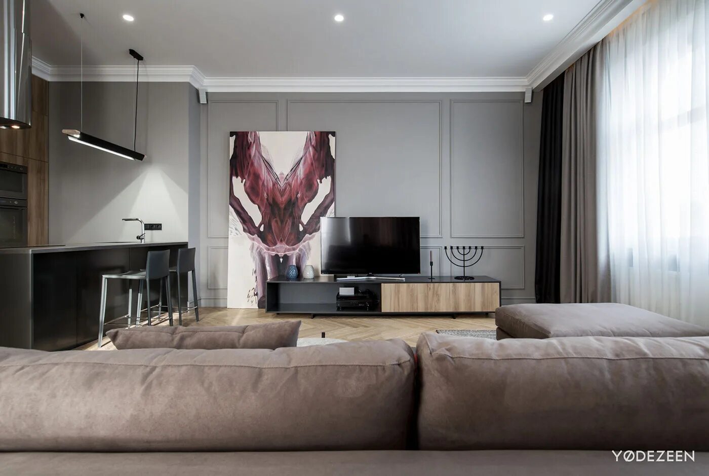 Yodezeen дизайн студия Residential interior in Odessa :: Behance