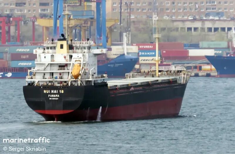 Yong xin 08 судно фото HUI HAI 18, Bulk carrier, IMO 8655227 Vessel details BalticShipping.com