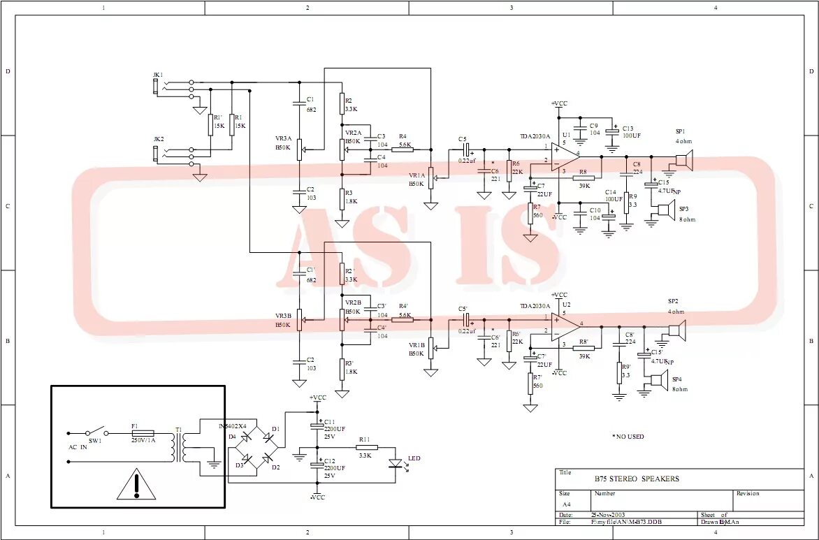 Za3023 усилитель microlab m b54 схема Microlab B-75.jpg - Альбом #123 - Seven-amp... ;) - Альбом #131 - ММ...пенсионер