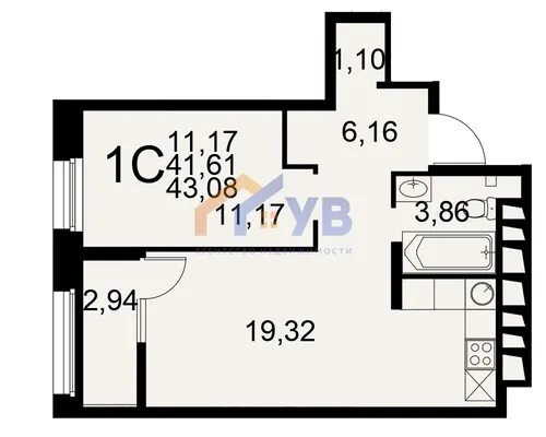 Акцент московское ш 49 корп 1 фото Продам однокомнатную (1-комн.) квартиру, Московское ш, 49к1, Рязань г Объявления