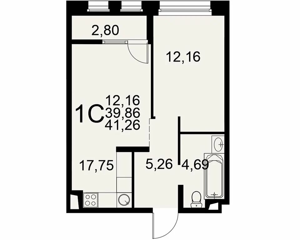 Акцент московское ш 49 корп 1 фото Купить 1-комнатную квартиру 41,3 м² в ЖК "Акцент" по адресу Рязань, Московское ш