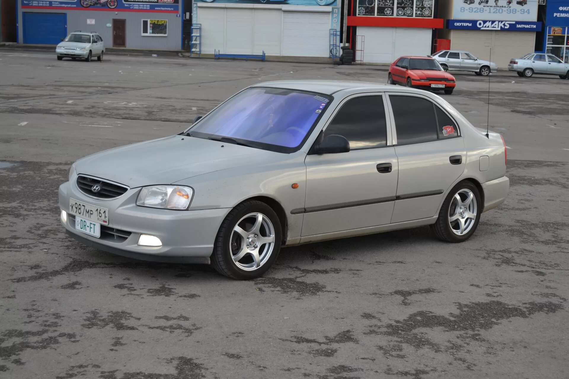 Акцент на 15 дисках фото Запись № 28 "Новые диски Alcasta M32" 새로운 바퀴 Alcasta M32 - Hyundai Accent (2G), 