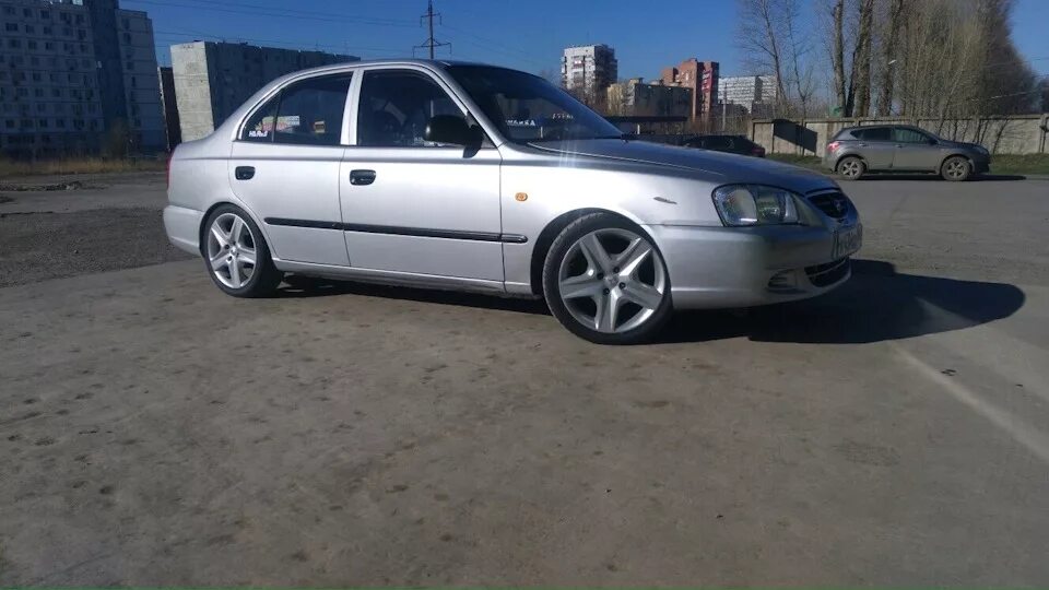 Акцент на 16 дисках фото #26 Ищу диски на лето R16 - Hyundai Accent (2G), 1,5 л, 2007 года колёсные диски