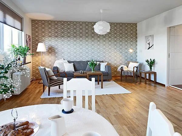 Акцент на стене в интерьере Modern Interiors Ideas, Designs, Photos - Trendir Accent walls in living room, A