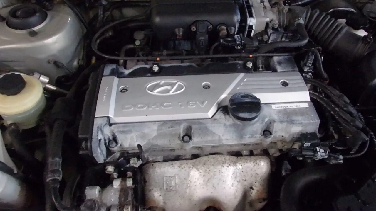 Акцент номер двигателя фото Двигатель Hyundai для Accent II (+ТАГАЗ) 2000-2012 - YouTube