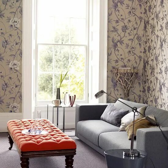 Акцент обоями в интерьере Interior Inspiration: Modern Room Ideas Elegant living room, Room wallpaper desi