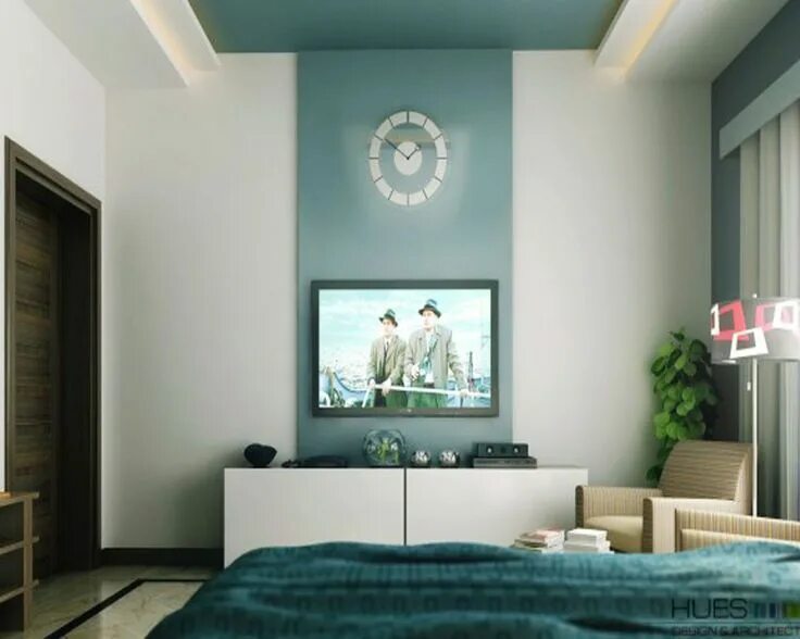 Акцент стены в интерьере Bedroom-elagant-Feature-Walls Feature wall bedroom, Modern bedroom design, Accen